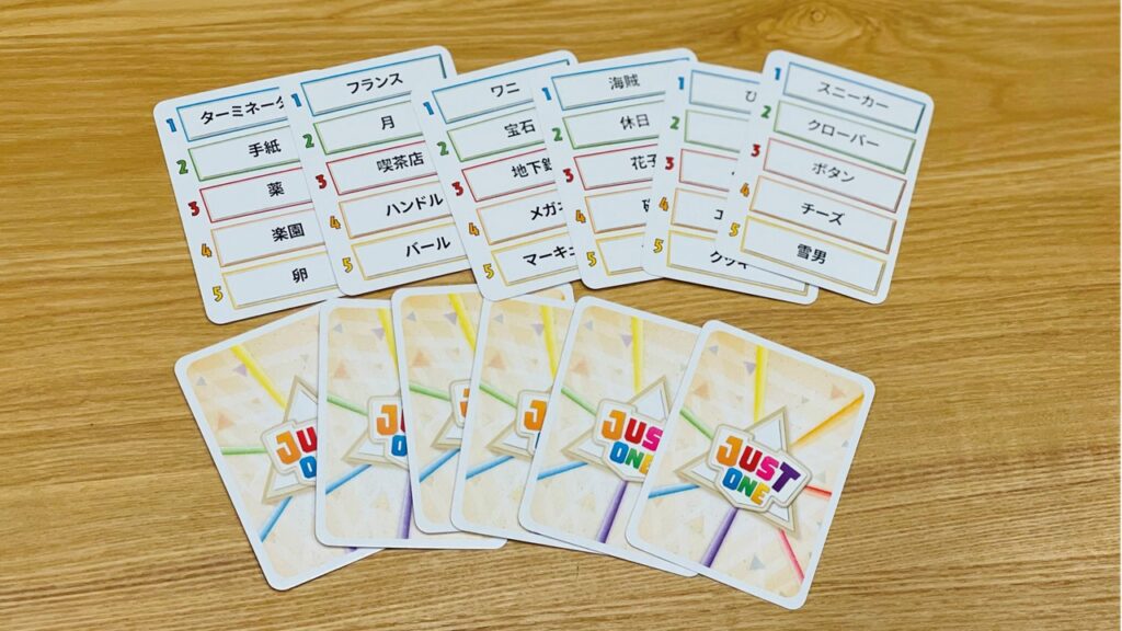 ジャスト・ワン』超協力型パーティボードゲーム | ジゼン-ボードゲーム録-