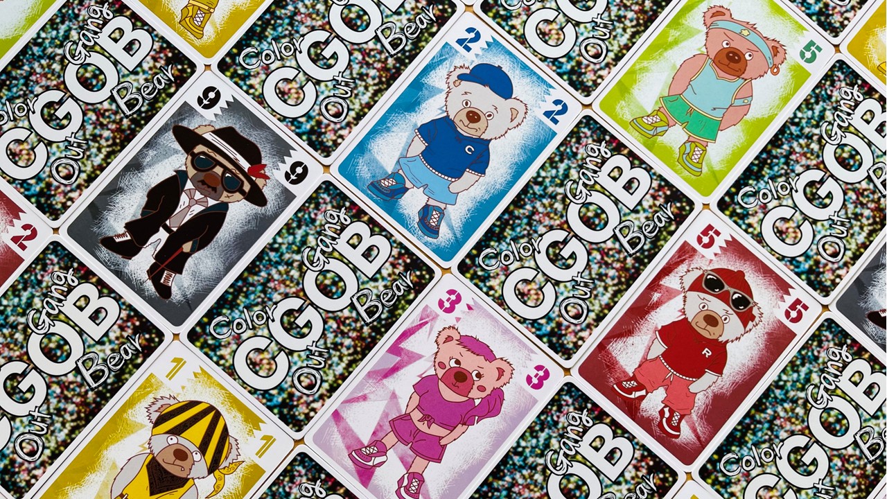 ゲームマーケット2025秋新作『CGOB(カラーギャングアウトベア)』の感想まとめ | ジゼン-ボードゲーム録-